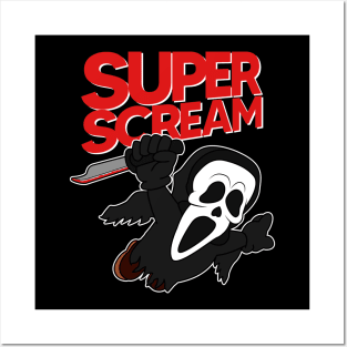 Super Scream Halloween Posters and Art